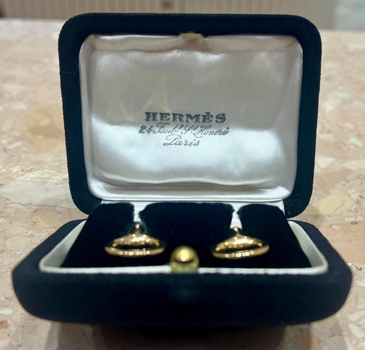Boutons de manchette Hermès Boutons de manchette  Or jaune 58 Facettes 3423439CN
