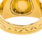 Bague 56 Bague en or jaune 18 carats avec saphir cabochon 58 Facettes 3426728RV