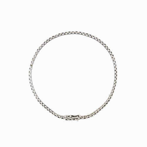 Bracelet Bracelet tennis en or blanc 18 carats et diamants 1,58 ct 58 Facettes 34310