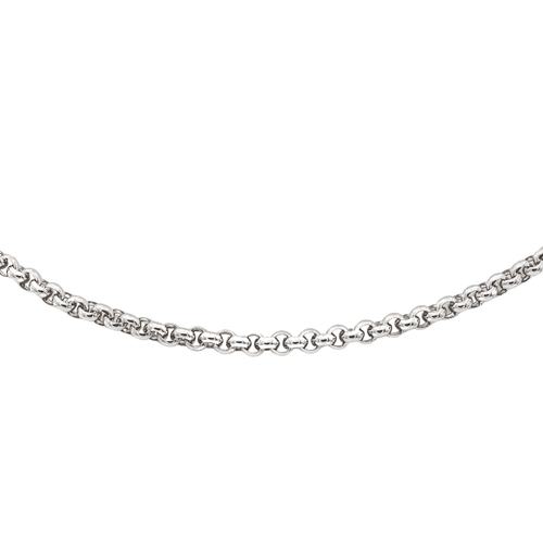 Collier Chopard - Collier maille jaseron en or blanc 18 carats 58 Facettes 3439383CN