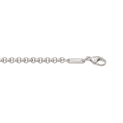 Collier Chopard - Collier maille jaseron en or blanc 18 carats 58 Facettes 3439383CN