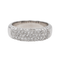 Bague 54 Bague Bandeau Or blanc Diamant 58 Facettes 3440604CN