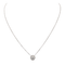 Collier Collier en or blanc 18 carats avec diamant taille brillant 58 Facettes 3440606CN