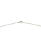 Collier Collier en or blanc 18 carats avec diamant taille brillant 58 Facettes 3440606CN