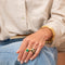 Bague 54.5 Bague Or jaune Emeraude, Diamant 58 Facettes 3440736CN
