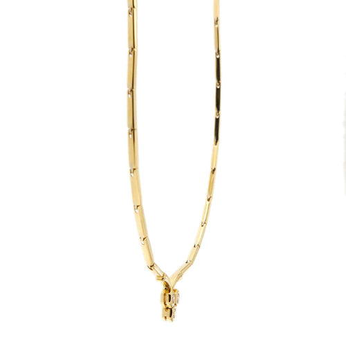 Collier Damiani - Collier en or jaune 18 ct avec 3 diamants 58 Facettes 34417