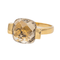 Bague 53 Bague solitaire en or jaune 18 carats sertie d’un quartz fumé 58 Facettes 3443077RV