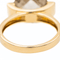 Bague 53 Bague solitaire en or jaune 18 carats sertie d’un quartz fumé 58 Facettes 3443077RV