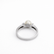 Bague 54 Bague perle et diamants en or blanc 18 carats 58 Facettes 34431