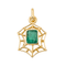 Pendentif Pendentif Or jaune Emeraude 58 Facettes 3447712CN