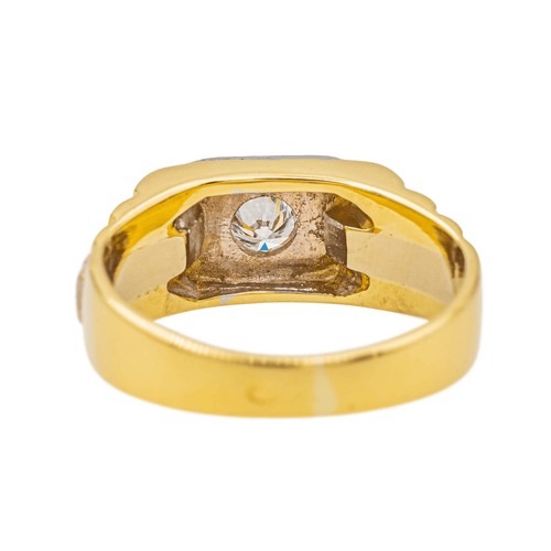 Bague 53 Bague Or jaune, Or blanc Diamant 58 Facettes 3447713CN