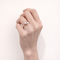 Bague 52.5 Bague Toi & Moi en or jaune 18 carats, perles et diamants 58 Facettes 34495