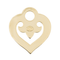 Pendentif O.J. Perrin Cœur de Légende - Pendentif cœur en or jaune 58 Facettes 3450084CN