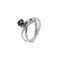 Bague Bague contrarié en or blanc 18 ct avec saphir et diamants 58 Facettes 34539