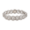 Bracelet Bracelet fleur Art déco en or blanc 18 carats et diamants 58 Facettes 3455898CN