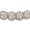 Bracelet Bracelet fleur Art déco en or blanc 18 carats et diamants 58 Facettes 3455898CN
