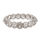 Bracelet Bracelet fleur Art déco en or blanc 18 carats et diamants 58 Facettes 3455898CN