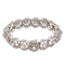 Bracelet Bracelet Fleur Or blanc Diamant 58 Facettes 3455898CN