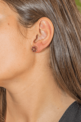 Boucles d'oreilles Boucles d'oreilles Or jaune Rubis, Diamant 58 Facettes 3455903CN