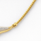 Collier Collier stylisé en or jaune 18 carats, émeraudes et diamants 58 Facettes 34580