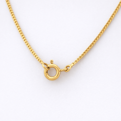 Collier Collier stylisé en or jaune 18 carats, émeraudes et diamants 58 Facettes 34580