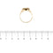 Bague Bague homme porte-bonheur bicolore en or rose et or blanc 18 ct 58 Facettes 34590