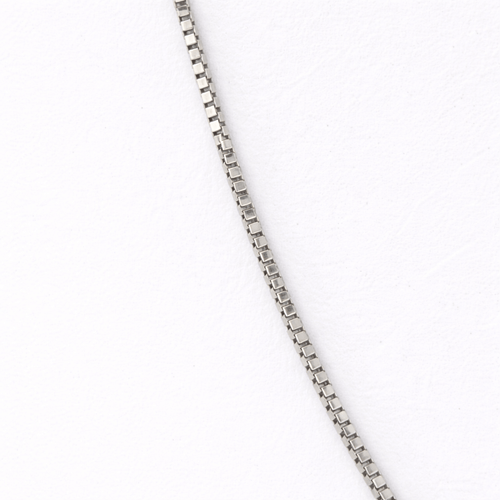 Collier Collier solitaire en or blanc 18 carats et diamant 58 Facettes 34593