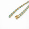 Collier Collier en or jaune 18 carats et perles turquoises 58 Facettes 34663