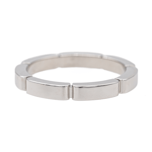 Bague 50 Cartier Bague Alliance Maillon Panthère Or blanc Diamant 58 Facettes 3468658CN
