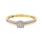 Bague 53.5 Bague en or jaune 18 carats et diamants 58 Facettes 3475538CN