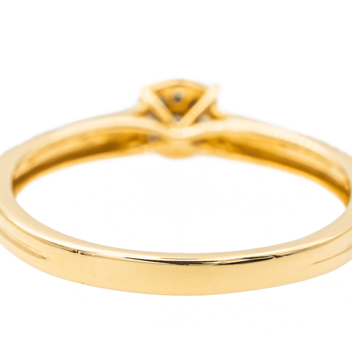 Bague 53.5 Bague en or jaune 18 carats et diamants 58 Facettes 3475538CN