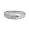 Bague 50 Bague en or blanc 18 carats sertie de diamants 58 Facettes 3475639CN