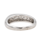 Bague 50 Bague en or blanc 18 carats sertie de diamants 58 Facettes 3475639CN