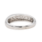 Bague 50 Bague en or blanc 18 carats sertie de diamants 58 Facettes 3475639CN