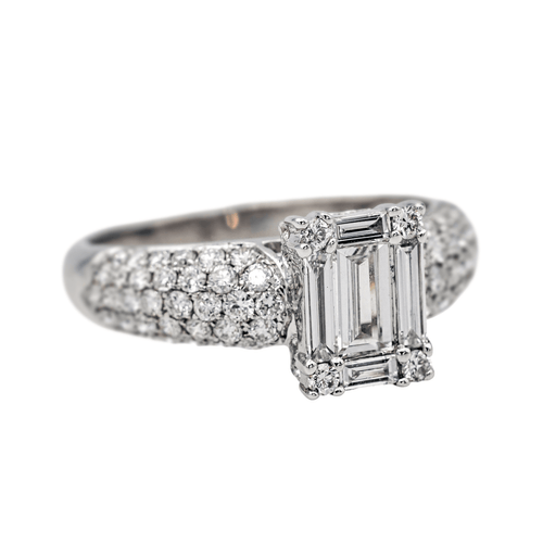 Bague 50 Bague Or blanc Diamant 58 Facettes 3477502CN