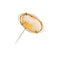 Pendentif Pendentif camée ovale vintage en or jaune 18 ct 58 Facettes 34853