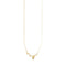 Collier Collier - Chaîne maille rolò en or jaune et blanc 18 ct 58 Facettes 34862