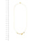 Collier Collier - Chaîne maille rolò en or jaune et blanc 18 ct 58 Facettes 34862