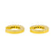 Boucles d'oreilles Boucles d'oreilles Créoles Or jaune, Or blanc Diamant 58 Facettes 3491264RV