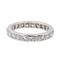 Bague 52 Alliance américaine - Bague en platine 950 et diamants 58 Facettes 3500631CN