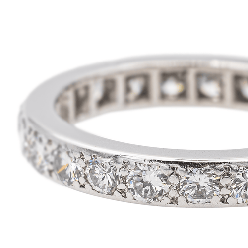 Bague 52 Bague Alliance américaine Platine Diamant 58 Facettes 3500631CN