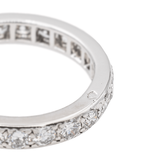 Bague 52 Bague Alliance américaine Platine Diamant 58 Facettes 3500631CN