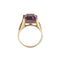 Bague Bague en or jaune 18 carats avec améthyste 6,50 ct 58 Facettes 35012