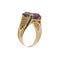 Bague Bague en or jaune 18 carats avec améthyste 6,50 ct 58 Facettes 35012