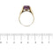Bague Bague en or jaune 18 carats avec améthyste 6,50 ct 58 Facettes 35012