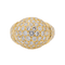 Bague 55 Bague cocktail en or jaune 18 carats et diamants 58 Facettes 3501279CN