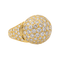 Bague 55 Bague cocktail en or jaune 18 carats et diamants 58 Facettes 3501279CN
