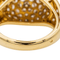 Bague 55 Bague cocktail en or jaune 18 carats et diamants 58 Facettes 3501279CN