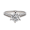 Bague 47.5 Bague Solitaire Or blanc Diamant 58 Facettes 3503220CN