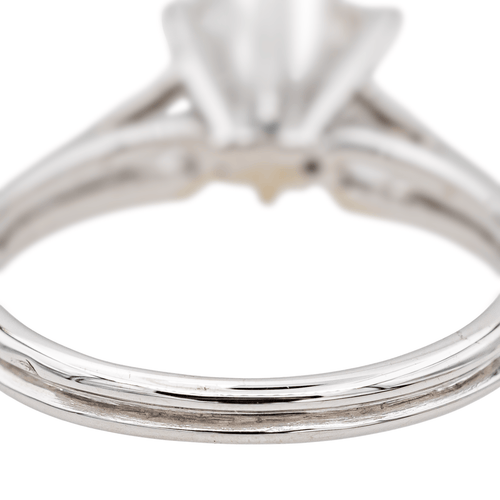 Bague 47.5 Bague Solitaire Or blanc Diamant 58 Facettes 3503220CN